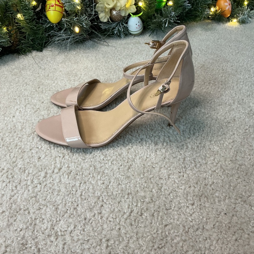 Michael Kors Blush Strappy Heels